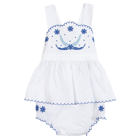 TARTINE ET CHOCOLAT Santorini Embroidered Baby Set