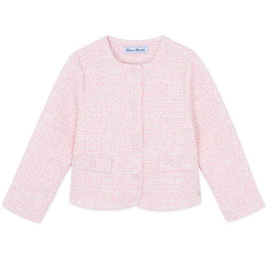 TARTINE ET CHOCOLAT Textured Jacket - Pink
