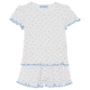 TARTINE ET CHOCOLAT Pointelle Lettuce Hem Pajamas