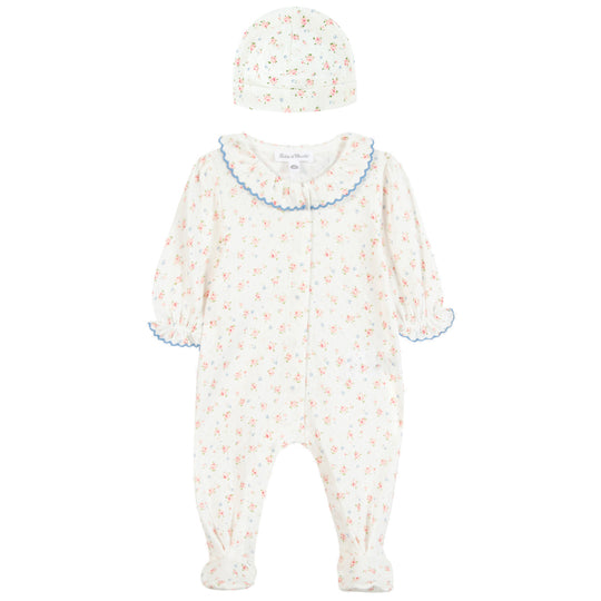 TARTINE ET CHOCOLAT Tiny Flowers Pyjama + Hat
