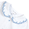 TARTINE ET CHOCOLAT Blue Fleur Embroidered Pyjama