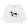 TARTINE ET CHOCOLAT British Pup Baby T-shirt - Nacre