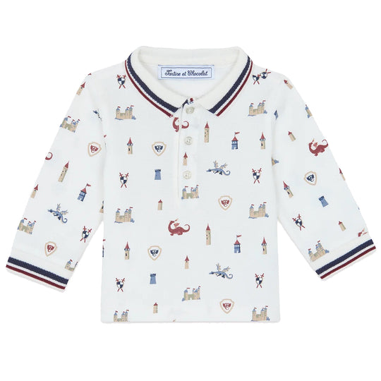 TARTINE ET CHOCOLAT The Realm Baby Polo - Nacre