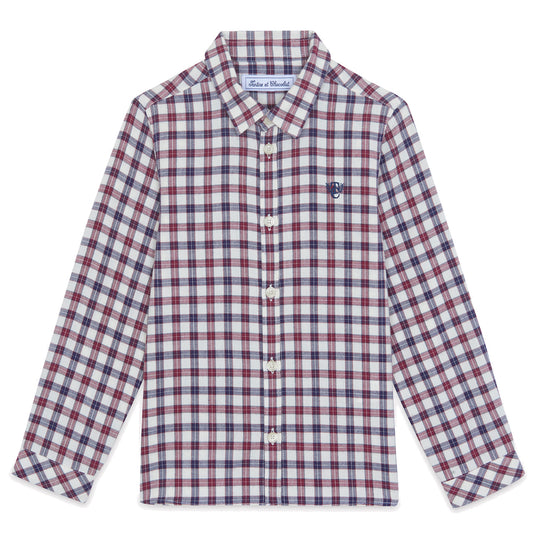 TARTINE ET CHOCOLAT Bordeaux Shirt - Nacre