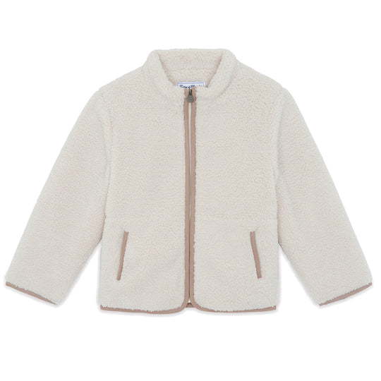 TARTINE ET CHOCOLAT Teddy Zip Jacket - Naturel