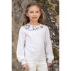 TARTINE ET CHOCOLAT Festive Floral Sweater - Nacre