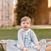 TARTINE ET CHOCOLAT Overall Baby Set - Gris Chiné Clair