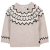 TARTINE ET CHOCOLAT Alpine Baby Sweater - Moka