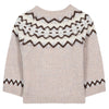 TARTINE ET CHOCOLAT Alpine Baby Sweater - Moka