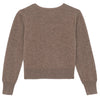 TARTINE ET CHOCOLAT Velvet Bow Cardigan - Chataigne