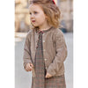 TARTINE ET CHOCOLAT Rosette Baby Cardigan - Chataigne