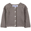 TARTINE ET CHOCOLAT Rosette Baby Cardigan - Chataigne