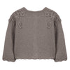 TARTINE ET CHOCOLAT Rosette Baby Cardigan - Chataigne