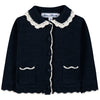 TARTINE ET CHOCOLAT Jackie Baby Cardgian - Marine