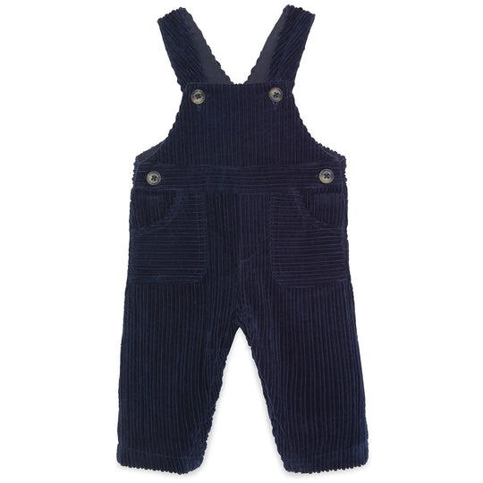 TARTINE ET CHOCOLAT Cord Baby Overalls - Marine