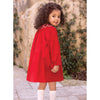 TARTINE ET CHOCOLAT Poinsettia Baby Dress - Cerise
