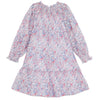 TARTINE ET CHOCOLAT Liberty Smocked Dress - Gris Moyen Chiné
