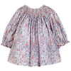 TARTINE ET CHOCOLAT Liberty Baby Dress - Gris Moyen Chiné