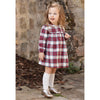 TARTINE ET CHOCOLAT Cozy Plaid Baby Dress - Nacre