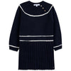 TARTINE ET CHOCOLAT Knit English Garden Dress - Marine
