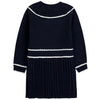 TARTINE ET CHOCOLAT Knit English Garden Dress - Marine