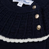 TARTINE ET CHOCOLAT Knit English Garden Dress - Marine