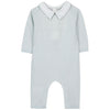 TARTINE ET CHOCOLAT Cashmere Blend Knit Jumpsuit - Bleu Ciel
