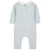 TARTINE ET CHOCOLAT Cashmere Blend Knit Jumpsuit - Bleu Ciel