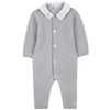 TARTINE ET CHOCOLAT Polar Knit Jumpsuit - Grey