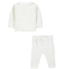 TARTINE ET CHOCOLAT Brushed Fleece Baby Set - Nacre
