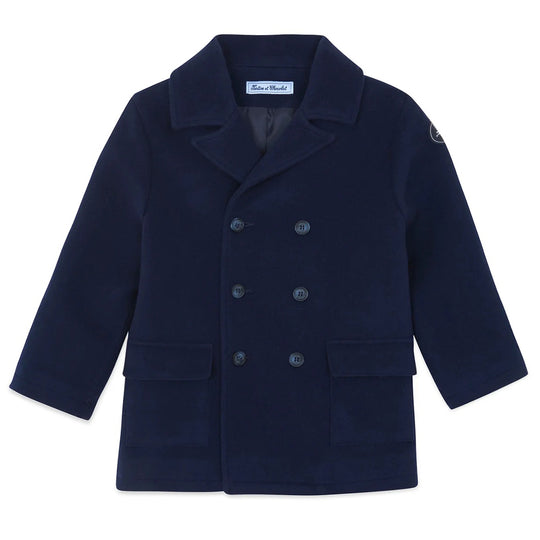 TARTINE ET CHOCOLAT Classic Baby Pea Coat - Marine