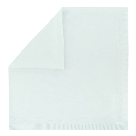 TARTINE ET CHOCOLAT Knit Baby Blanket - Bleu Ciel