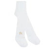 TARTINE ET CHOCOLAT Embellished Baby Tights - Nacre
