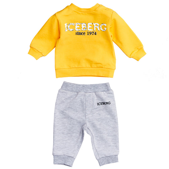 ICEBERG Marigold Scribble Logo Baby Set