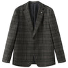 SERGE BLANCO Simon Plaid Grey Blazer