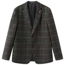  SERGE BLANCO Simon Plaid Grey Blazer
