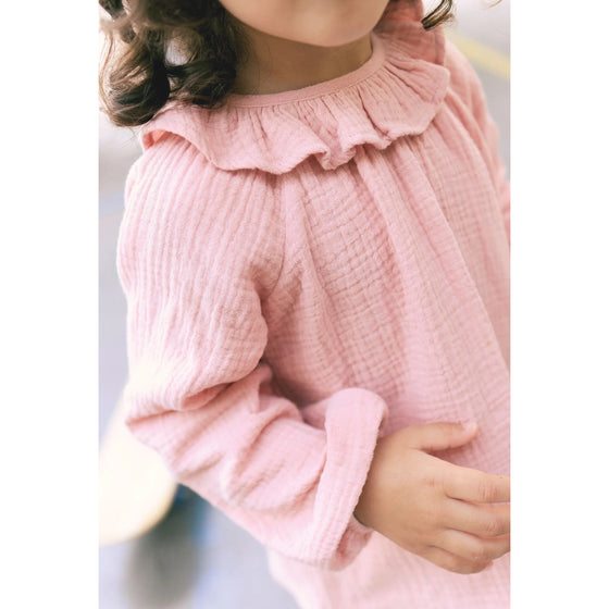 Gauze Cotton Mamour Baby Blouse