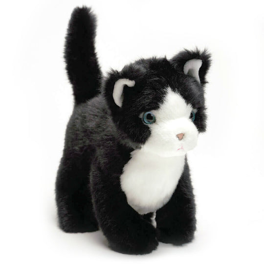 LA PELUCHERIE My Cat Gustave - Small 26cm - Black/White