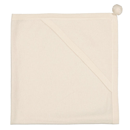 LES LUTINS Clementine Cashmere Blanket - Off-White