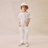 Steve Island Print Poplin Shirt