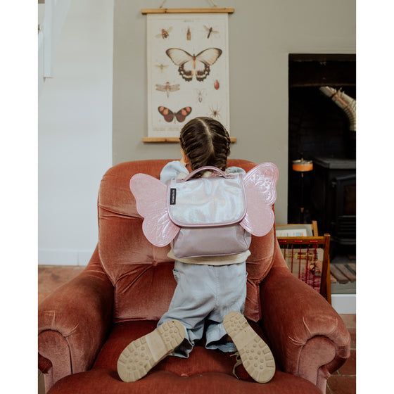 Butterfly Backpack - Iridescent Pink