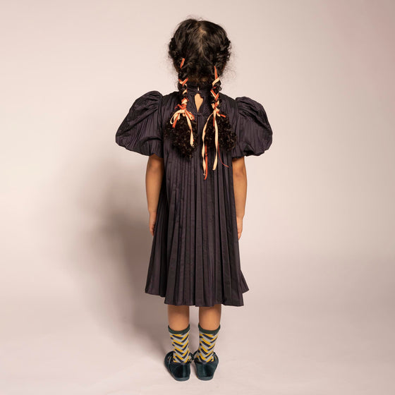 tia cibani pleated dress TIA CIBANI PLEATED CAPELET MAXI
