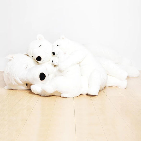 LA PELUCHERIE My Sleeping Lucien Bear - White