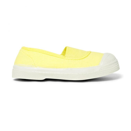 BENSIMON Kids -  Elastic Tennis Shoes - Citron