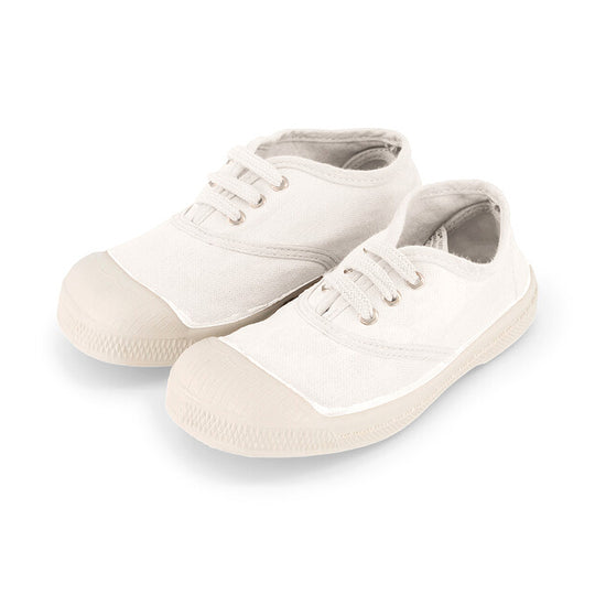 BENSIMON Kids -  Laces Tennis Shoes - White