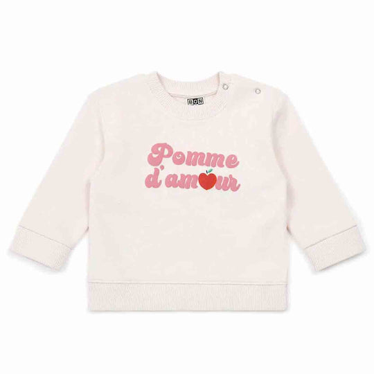 BONTON Pomme D'Amour Baby Sweatshirt