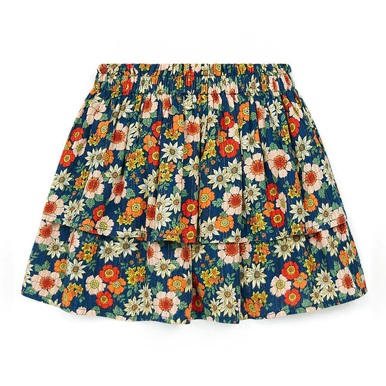 Bali 70's Floral Skirt