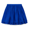 Bleu Vacances Papillon Gauze Cotton Skirt
