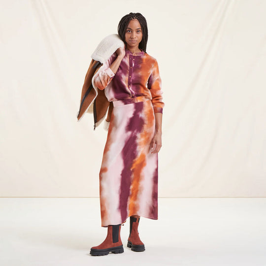 LA FÉE MARABOUTÉE Radler Tie-Dye Blouse - Rosewood