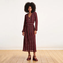  LA FÉE MARABOUTÉE Ziola Striped Dress - Currant